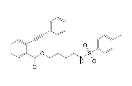 4-(4-Methylphenylsulfonamido)butyl 2-(phenylethynyl)-benzoate