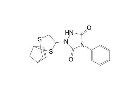 1,2,4-Triazolidine-3,5-dione, 4-phenyl-1-spiro[bicyclo[2.2.1]hept-5-ene-2,2'-[1,3]dithiolan]-4'-yl-