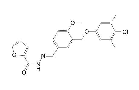 N'-((E)-{3-[(4-chloro-3,5-dimethylphenoxy)methyl]-4-methoxyphenyl}methylidene)-2-furohydrazide