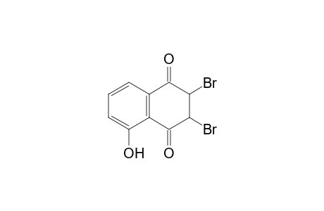 2,3-Dibromo-2,3-dihydro-5-hydroxy-1,4-naphthoquinone [diromojuglone]