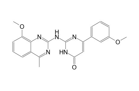 4(3H)-pyrimidinone, 2-[(8-methoxy-4-methyl-2-quinazolinyl)amino]-6-(3-methoxyphenyl)-