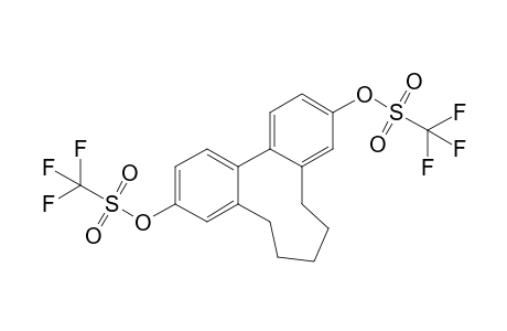 3,11-Bis(trifluoromethylsulfonyloxy)-6,7,8,9-tetrahydro-5H-dibenzo-[a,c]cyclononene