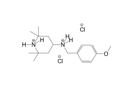 piperidinium, 4-[[(4-methoxyphenyl)methyl]ammonio]-2,2,6,6-tetramethyl-, dichloride
