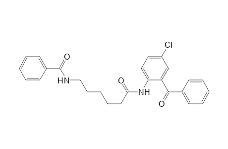 5-Chloro-2-((5'-benzoylaminopentyl)carbonylamino)benzophenone