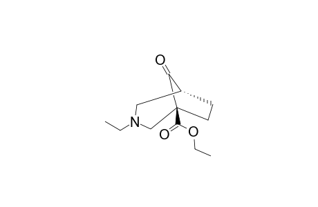 ETHYL-3-ETHYL-8-OXO-3-AZABICYCLO-[3.2.1]-OCTANE-1-CARBOXYLATE