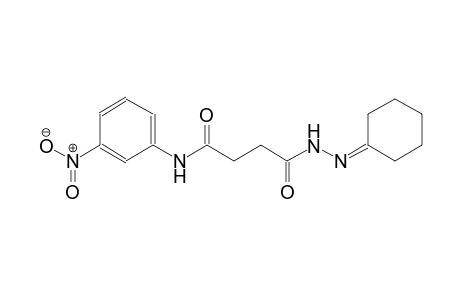 4-(2-cyclohexylidenehydrazino)-N-(3-nitrophenyl)-4-oxobutanamide