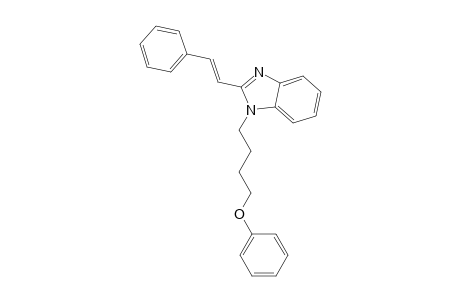 1-(4-phenoxybutyl)-2-[(E)-2-phenylethenyl]-1H-benzimidazole