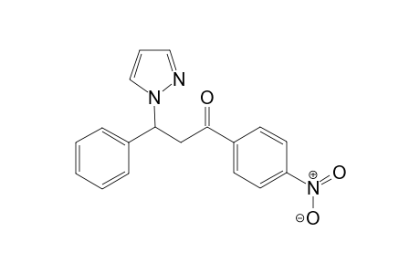 1-(4-nitrophenyl)-3-phenyl-3-(1H-pyrazolyl-1-yl)propan-1-one