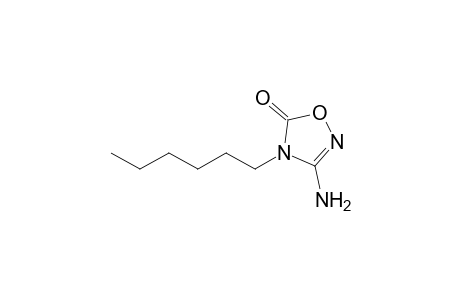 3-Amino-4-hexyl-1,2,4-oxadiazol-5-one