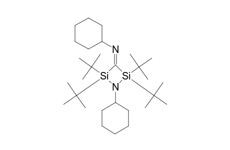 2,2,4,4-TETRA-TERT.-BUTYL-N-1-DICYCLOHEXYL-1,2,4-AZADISILETAN-3-IMINE