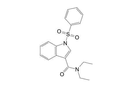 N,N-Diethyl-1-phenylsulfonylindole-3-carboxamide