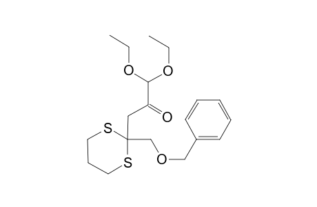 2-{2-[(Benzyloxy)methyl]-1,3-dithian-2-yl}-1,1-diethoxypropan-2-one
