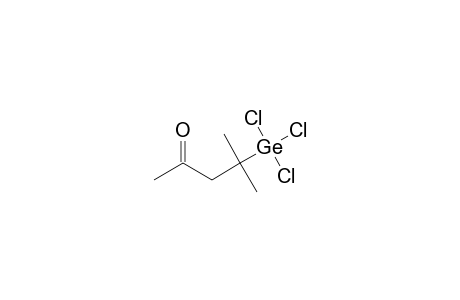 4-Methyl-4-(trichlorogermyl)-2-pentanone