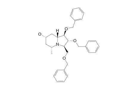 (1R,2R,3R,5R,7S,8AR)-1,2-DIBENZYLOXY-3-(BENZYLOXYMETHYL)-7-HYDROXY-5-METHYLINDOLIZIDINE