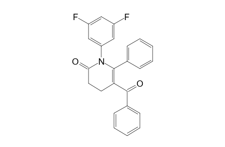 5-Benzoyl-1-(3,5-difluorophenyl)-6-phenyl-3,4-dihydropyridin-2(1H)-one