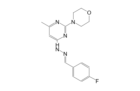 4-fluorobenzaldehyde [6-methyl-2-(4-morpholinyl)-4-pyrimidinyl]hydrazone