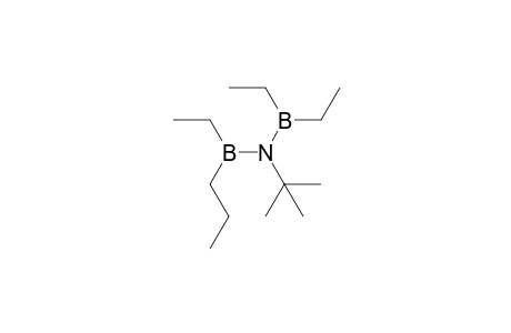 tert-Butylbis(diethylboryl)-(ethylpropylboryl)amine