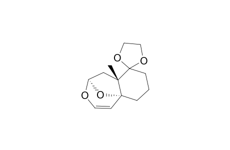 1-(1',3'-Dioxolane)-4a,8-epoxy-9a-methyl-7-oxabicyclo[5.4.094a,9a)]undec-5-ene