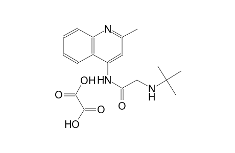 2-(tert-butylamino)-N-(2-methyl-4-quinolinyl)acetamide oxalate