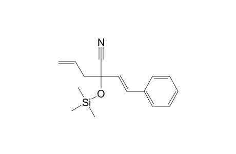 2-(2-phenylethenyl)-2-(trimethylsiloxy)-4-pentennitril