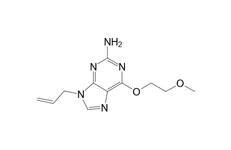 9-Allyl-2-amino-6-(methoxyethoxy)purine