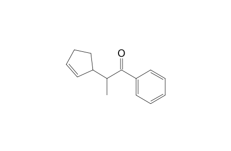 2-(1-cyclopent-2-enyl)-1-phenyl-1-propanone