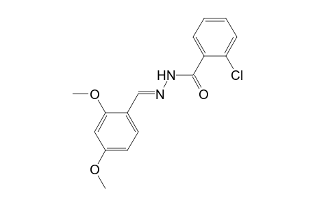 2-Chloro-N'-[(E)-(2,4-dimethoxyphenyl)methylidene]benzohydrazide