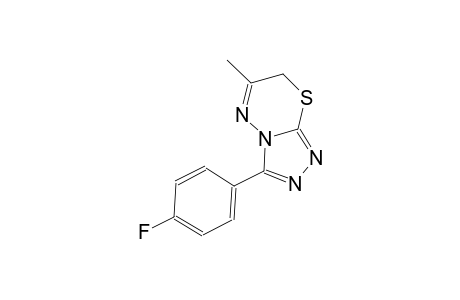 3-(4-fluorophenyl)-6-methyl-7H-[1,2,4]triazolo[3,4-b][1,3,4]thiadiazine