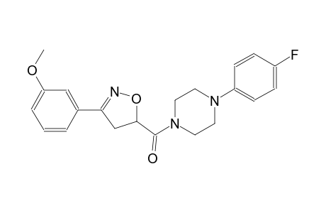 piperazine, 1-[[4,5-dihydro-3-(3-methoxyphenyl)-5-isoxazolyl]carbonyl]-4-(4-fluorophenyl)-