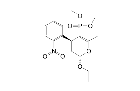 5-(DIMETHOXYPHOSPHORYL)-2-ETHOXY-3,4-DIHYDRO-6-METHYL-4-(2-NITROPHENYL)-2H-PYRAN;TRANS-ISOMER