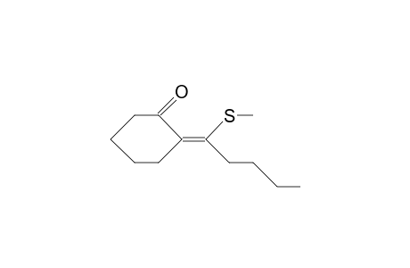 (Z)-2-(1-Methylthio-pentylidene)-cyclohexanone