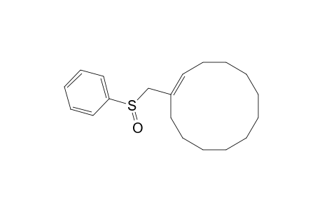 Cyclododecene, 1-[(phenylsulfinyl)methyl]-