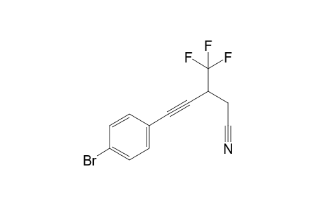 5-(4-Bromophenyl)-3-(trifluoromethyl)pent-4-ynenitrile