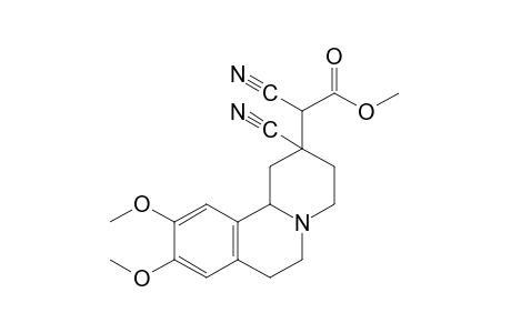 α,2-Dicyano-9,10-dimethoxy-1,3,4,6,7,11b-hexahydro-2H-benzo[a]quinolizine-2-acetic acid, methyl ester