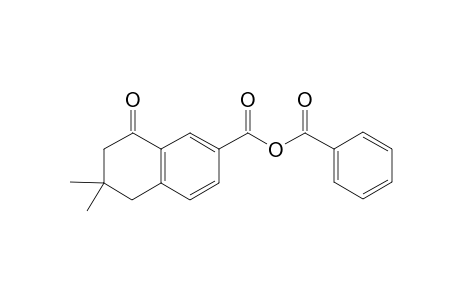 6,6-Dimethyl-1(2)-benzoyl-8-oxo-5,6,7,8-tetrahydronaphthalene-2(1)-carboxylic anhydride