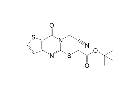 2-[(t-Butoxycarbonyl)methylthio]-3-(cyanomethyl)-3,4-dihydro-4-oxothieno[3,2-d]pyrimidine