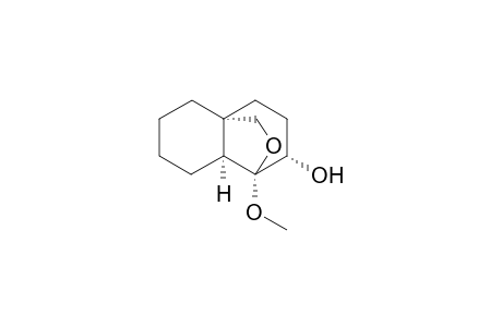 (1.alpha.,2.alpha.,4a.alpha.,8a.alpha.)-decahydro-1-methoxy-1,4a-(epoxymethano)naphthalen-2-ol