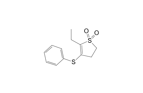 2-Ethyl-3-phenylthio-2-sulfolene