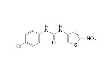 1-(p-chlorophenyl)-3-(5-nitro-3-thienyl)urea