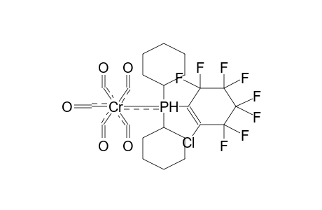 DICYCLOHEXYL(2-CHLORO-3,3,4,4,5,5,6,6-OCTAFLUOROCYCLOHEXENYL)PHOSPHINE-CHROMIUM PENTACARBONYL