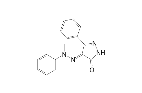 3-phenylpyrazole-4,5-dione, 4-(methylphenylhydrazone)