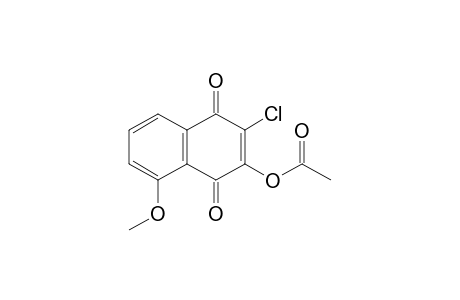 2-Chloro-3-acetoxy-5-methoxy-1,4-naphthoquinone