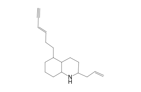 2-Allyl-5-((E)-hex-3-en-5-ynyl)-decahydro-quinoline