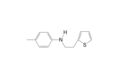 4-Methyl-N-[2-(thiophen-2-yl)ethyl]aniline