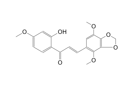 2-propen-1-one, 3-(4,7-dimethoxy-1,3-benzodioxol-5-yl)-1-(2-hydroxy-4-methoxyphenyl)-, (2E)-