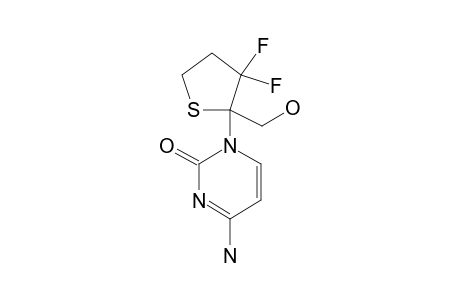 4-AMINO-1-(3,3-DIFLUORO-2-HYDROXYMETHYL-TETRAHYDRO-THIOPHEN-2-YL)-1H-PYRIMIDIN-2-ONE