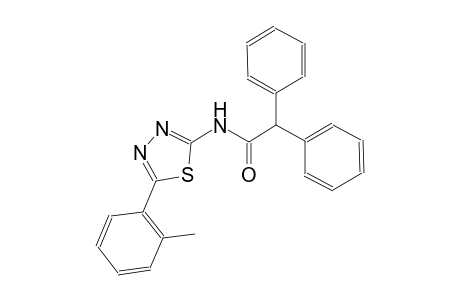 N-[5-(2-methylphenyl)-1,3,4-thiadiazol-2-yl]-2,2-diphenylacetamide