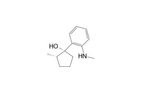 1-(2-Methylaminophenyl)-c-2-methylcyclopentan-r-1-ol