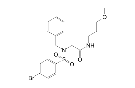 acetamide, 2-[[(4-bromophenyl)sulfonyl](phenylmethyl)amino]-N-(3-methoxypropyl)-