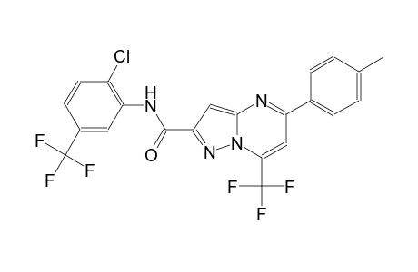 pyrazolo[1,5-a]pyrimidine-2-carboxamide, N-[2-chloro-5-(trifluoromethyl)phenyl]-5-(4-methylphenyl)-7-(trifluoromethyl)-